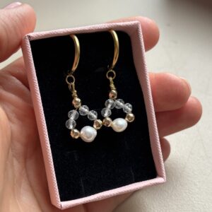 Kolczyki z perłą Skarb